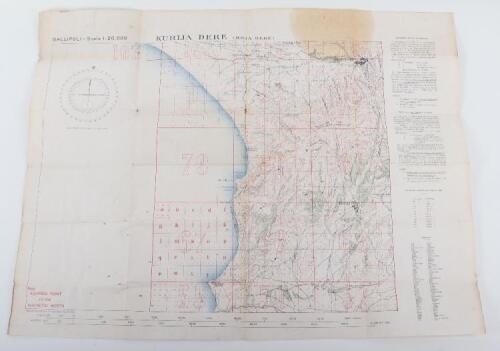 Two Original Great War Maps of Gallipoli