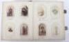 Imperial German Album of Carte de Visite Style Photographs c. 1863