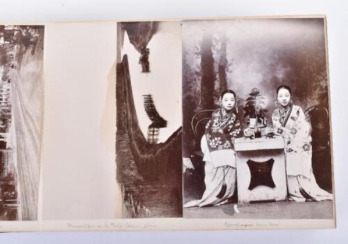 Pre-WW1 German East Asia Squadron Photograph Album Covering Service in China and Japan etc