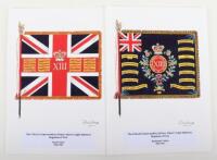 David J Hunter Regimental Colour of the 13th (1st Somersetshire) Prince Albert's Light Infantry) Regiment of Foot 1864-1962