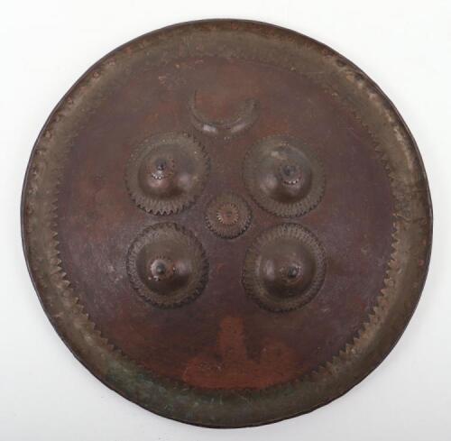 Heavy Indian Iron Shield Dhal, Early 19th Century