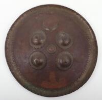 Heavy Indian Iron Shield Dhal, Early 19th Century