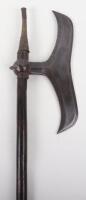 Unusually Large 19th Century Indian Fighting Axe Bullova from Chota Nagpur