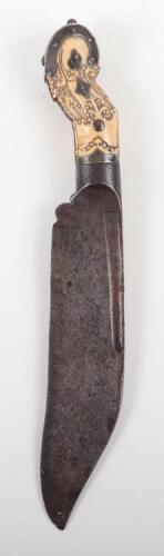 ^ Ceylonese Silver Mounted Dagger Piha Kaetta, 17th or 18th Century