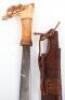 Late 19th Century Dyak Head Hunter’s Sword Mandau,