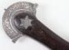 Moroccan Silver Mounted Dagger Jambya c.1900 - 8