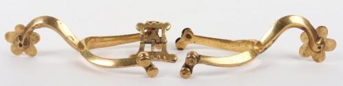 Fine Pair of 18th&nbsp;or 19th&nbsp;Century Ormolu Dress Spurs of Conventional 17th&nbsp;Century English Design