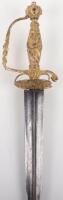 Fine European Rococo Smallsword, Mid-18th Century