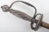 Fine French Silver Hilt Smallsword, Hallmarked for Paris 1753 - 5