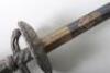 Fine French Silver Hilt Smallsword, Hallmarked for Paris 1753 - 13
