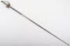 Fine French Silver Hilt Smallsword, Hallmarked for Paris 1753 - 16