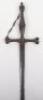 Highly Unusual Cut and Polished Steel Cruciform Hilt Secret Society Smallsword c.1845-1849