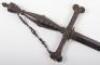 Highly Unusual Cut and Polished Steel Cruciform Hilt Secret Society Smallsword c.1845-1849 - 2