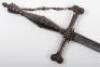 Highly Unusual Cut and Polished Steel Cruciform Hilt Secret Society Smallsword c.1845-1849 - 3
