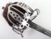 Good&nbsp;Scarce&nbsp;Victorian 1828 Pattern Officers Silver Plated Broadsword of the Cameronians (Scottish Rifles) - 3