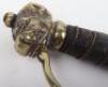 Unusual English Fighting Hanger c.1730 - 3