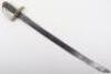 Unusual Heavy English Fighting Hanger c.1770 - 8