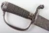 Large and Heavy German Hunting Hanger Dated 1746 with Silver Mounts - 4