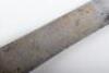 Large and Heavy German Hunting Hanger Dated 1746 with Silver Mounts - 8