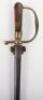 English Brass Mounted Hunting Sword c.1720 - 2