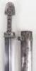 Russian Silver Niello Mounted Kindjal c.1900 - 2
