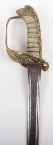 Named Regulation Victorian Naval Officers Sword
