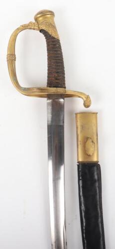 Rare Imperial Russian Infantry Officers Sword Dated 1847