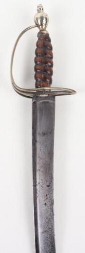 Georgian Circa 1770 Royal Navy Officers Fighting Sword