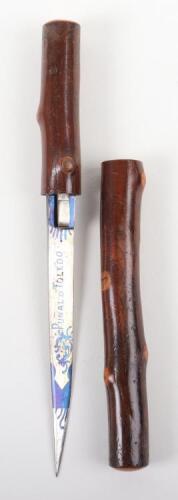 Fine Spanish Concealed Dagger, Mid-19th Century