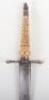 ^ Good Scarce English Silver Mounted Plug Bayonet, Late 17th Century - 3