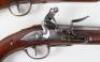 Good Brace of 20 Bore Flintlock Livery or Militia Pistols c.1725 by H. Delany - 2