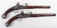 Good Pair of Italian Snaphaunce Holster Pistols Late 17th or Early 18th Century