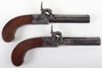 Good Pair of 40 Bore Percussion Overcoat Pistols by Henderson of Aberdeen c. 1835