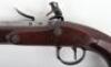 Good 24 Bore Flintlock Duelling Pistol by Bell of York c.1780 - 9