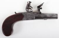 Good Boxlock Flintlock Pocket Pistol by Dutton, London c.1800