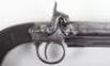 Percussion Belt Pistol by Adsett of Guildford c.1845 - 2