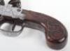 Belgian Boxlock Flintlock Pocket Segallas Pistol, c.1770 - 7