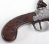 Belgian Boxlock Flintlock Pocket Segallas Pistol, c.1770 - 10