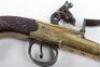 Brass Framed and Barrelled ‘Queen Anne’ Boxlock Flintlock Travelling Pistol by Archer, London c.1780 - 2