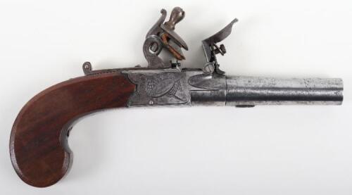 Flintlock Boxlock Pocket Pistol by Twigg, London,&nbsp;c.1800
