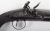 Good Quality Officers 16 Bore Flintlock Holster Pistol by Walker c.1800 - 2