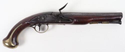 Flintlock Holster Pistol by Bate c.1740