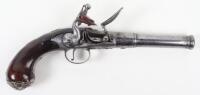 Queen Anne Style Cannon Barrelled Flintlock Holster Pistol by James Freeman c.1730