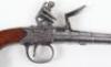 Boxlock Flintlock Cannon Barrelled Pocket Pistol by Griffin & Tow London - 2