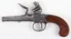 Boxlock Flintlock Cannon Barrelled Pocket Pistol by Griffin & Tow London - 6