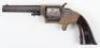 6 Shot .28” Teat Fire (?) American Single Action Silver Plated Revolver No. APC1843 - 4