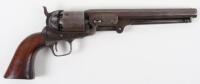 6 Shot .36” London Colt Navy Single Action Percussion Revolver No. 11015 (matching)