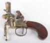 Brass Framed Flintlock Boxlock Tinder Lighter c.1800 - 2