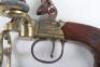 Brass Framed Flintlock Boxlock Tinder Lighter c.1800 - 3