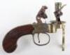 Brass Framed Flintlock Boxlock Tinder Lighter c.1800 - 5